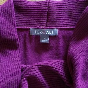Roz & Ali Sweaters - Matches perfectly with Purple plaid skirt listing! Roz & Ali Sweaters - Matches perfectly with Purple plaid skirt listing!